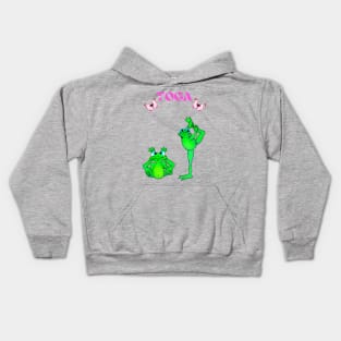 YOGA FROGS Kids Hoodie